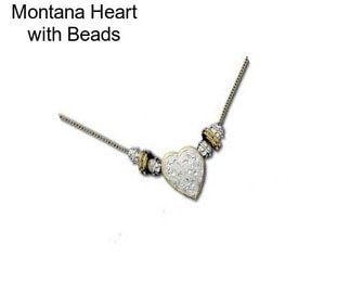 Montana Heart with Beads