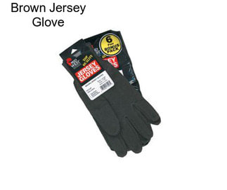 Brown Jersey Glove