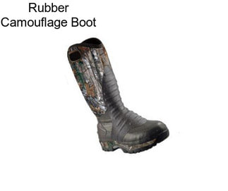 Rubber Camouflage Boot