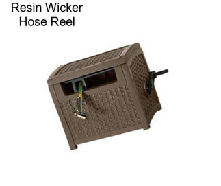 Resin Wicker Hose Reel