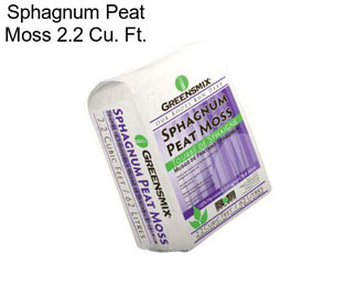 Sphagnum Peat Moss 2.2 Cu. Ft.