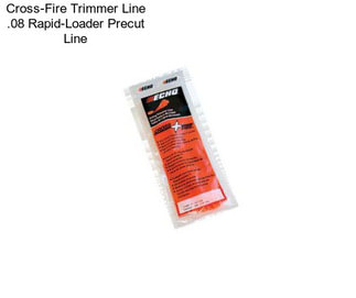 Cross-Fire Trimmer Line .08 Rapid-Loader Precut Line