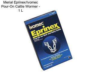 Merial Eprinex/Ivomec Pour-On Cattle Wormer - 1 L