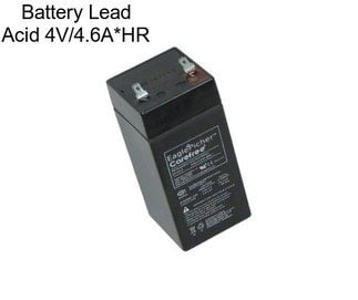 Battery Lead Acid 4V/4.6A*HR