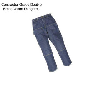 Contractor Grade Double Front Denim Dungaree