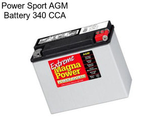 Power Sport AGM Battery 340 CCA