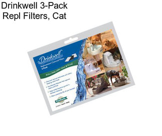 Drinkwell 3-Pack Repl Filters, Cat