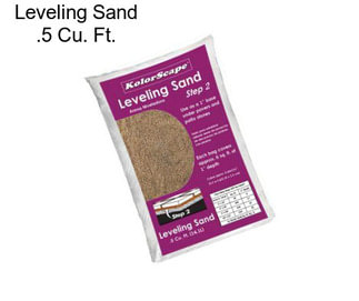 Leveling Sand .5 Cu. Ft.