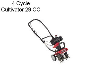 4 Cycle Cultivator 29 CC