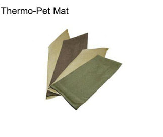 Thermo-Pet Mat