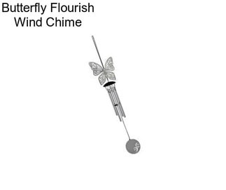 Butterfly Flourish Wind Chime