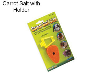 Carrot Salt with Holder