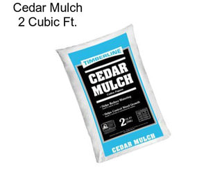 Cedar Mulch 2 Cubic Ft.