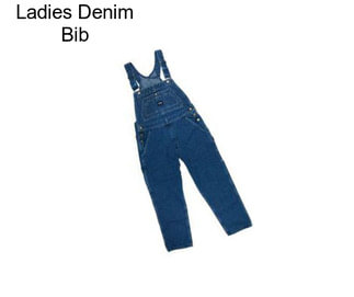 Ladies Denim Bib