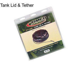 Tank Lid & Tether