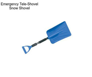 Emergency Tele-Shovel Snow Shovel