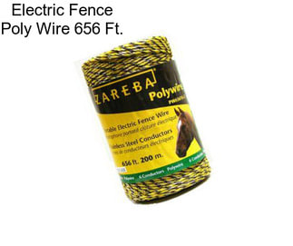 Electric Fence Poly Wire 656 Ft.