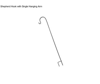 Shepherd Hook with Single Hanging Arm