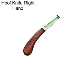Hoof Knife Right Hand