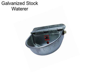 Galvanized Stock Waterer