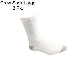 Crew Sock Large 3 Pk.