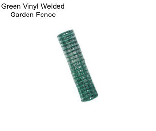 Green Vinyl Welded Garden Fence