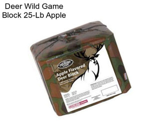 Deer Wild Game Block 25-Lb Apple