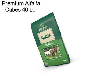 Premium Alfalfa Cubes 40 Lb.