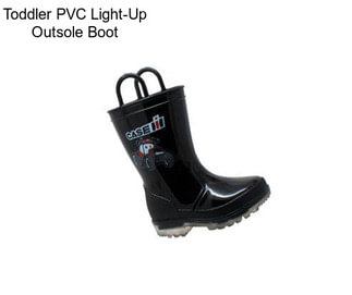 Toddler PVC Light-Up Outsole Boot