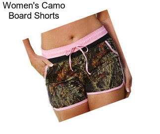 Women\'s Camo Board Shorts