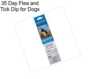 35 Day Flea and Tick Dip for Dogs