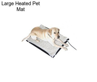 Large Heated Pet Mat
