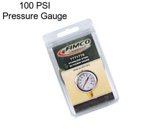 100 PSI Pressure Gauge