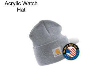 Acrylic Watch Hat