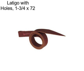 Latigo with Holes, 1-3/4\