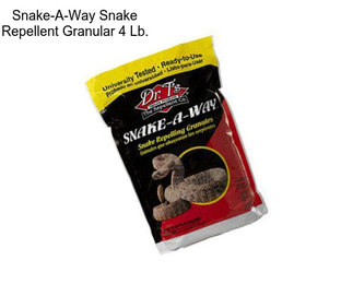 Snake-A-Way Snake Repellent Granular 4 Lb.
