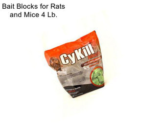 Bait Blocks for Rats and Mice 4 Lb.