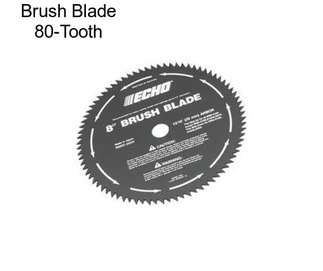 Brush Blade 80-Tooth