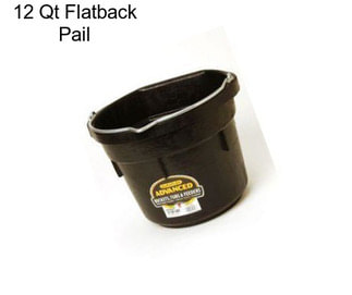 12 Qt Flatback Pail