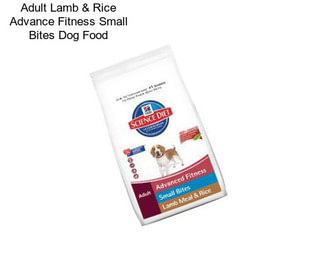 Adult Lamb & Rice Advance Fitness Small Bites Dog Food