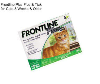 Frontline Plus Flea & Tick for Cats 8 Weeks & Older