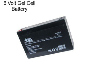 6 Volt Gel Cell Battery