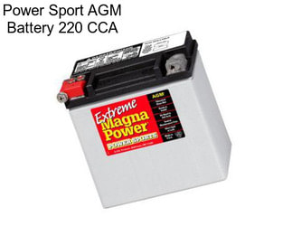 Power Sport AGM Battery 220 CCA