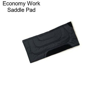 Economy Work Saddle Pad