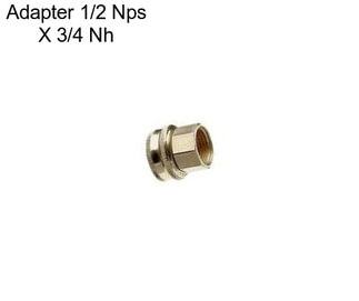 Adapter 1/2 Nps X 3/4 Nh