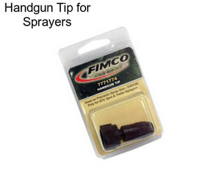 Handgun Tip for Sprayers