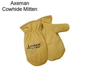 Axeman Cowhide Mitten