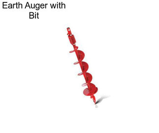 Earth Auger with Bit