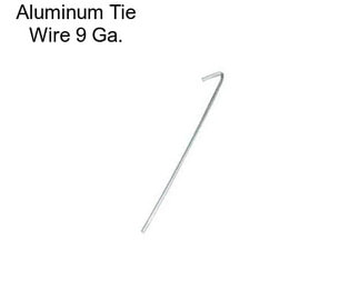 Aluminum Tie Wire 9 Ga.