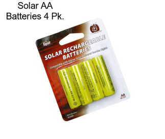 Solar AA Batteries 4 Pk.